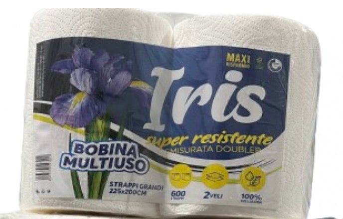 Iris Super Resistant Paper Towels - 2ply - 600 Sheets