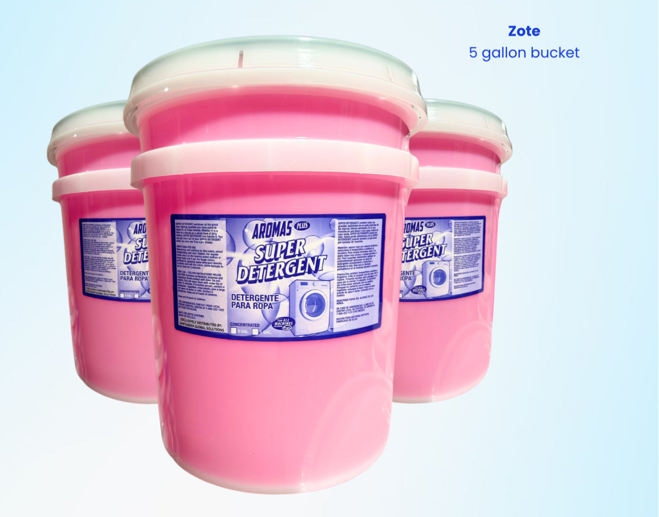 Aroma Plus Zotee Formula Laundry Detergent - 5-Gallon for Deep Cleaning Effect.