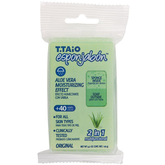 T.TAiO Esponjabon Aloe Vera Bar Soap - Moisturizing Effect