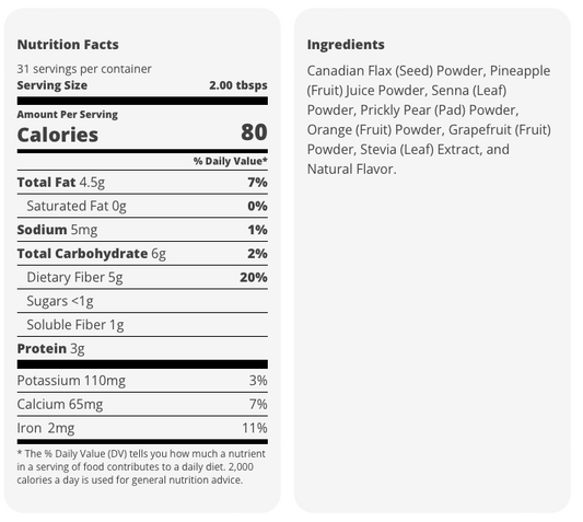 Ibitta Pinalinaza Powder Dietary Fiber Supplement