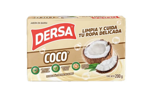 Jabón en Barra Dersa Coco x200g - Imported from Columbia