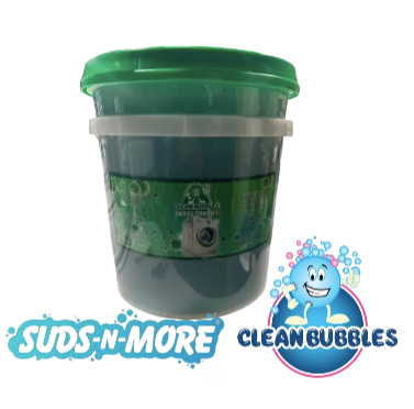 Clean Bubbles Green Breezy Freshness Laundry Detergent - 5-Gallon for Odor Elimination