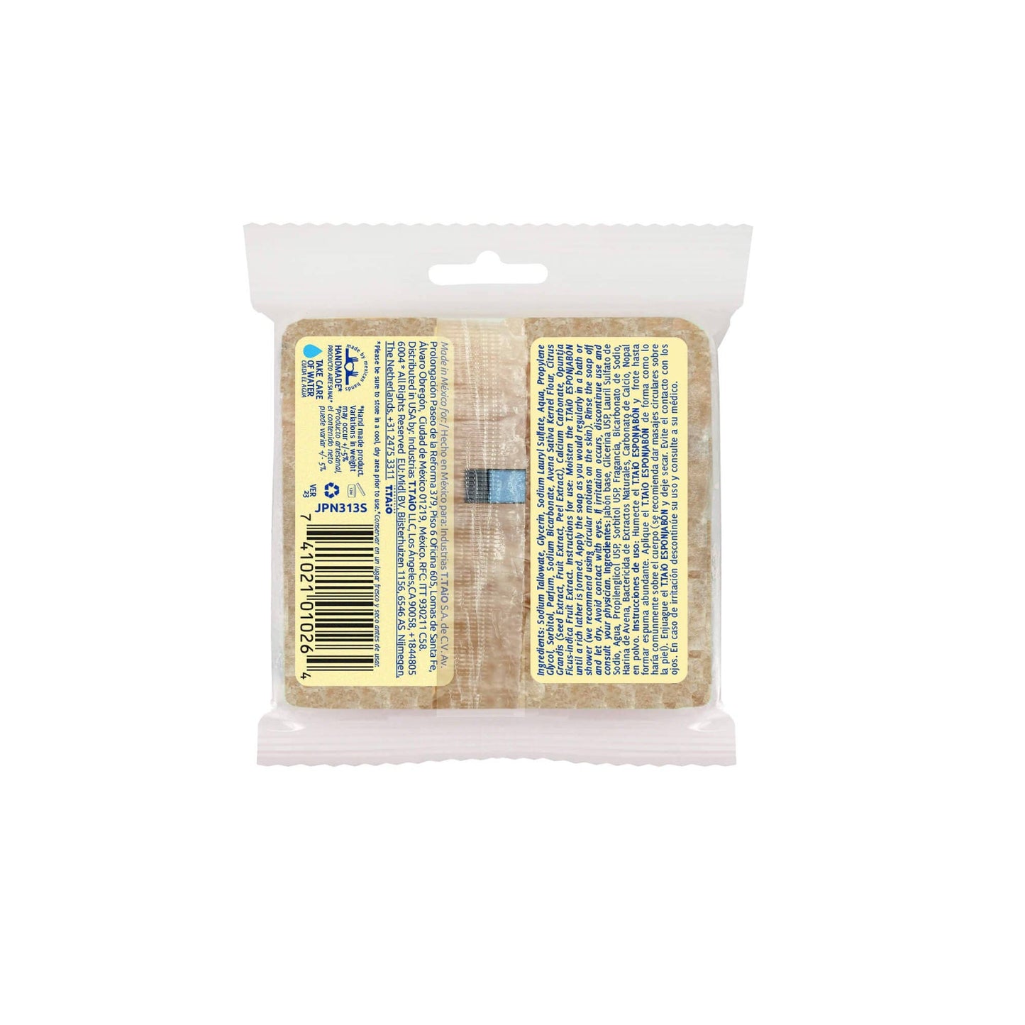 MINI - Esponjabon Oatmeal - Exfoliating Effect