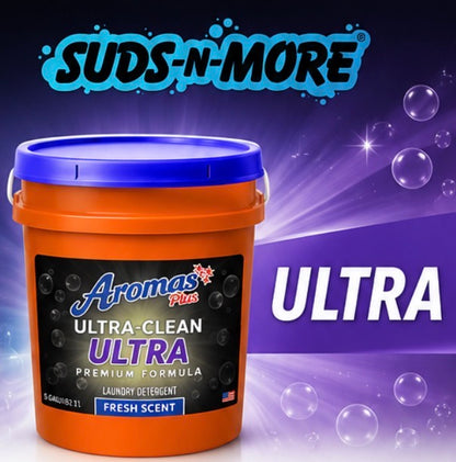 Aroma Plus 5-Gallon Blue Laundry Detergent - Concentrated Formula for a Deep Clean.