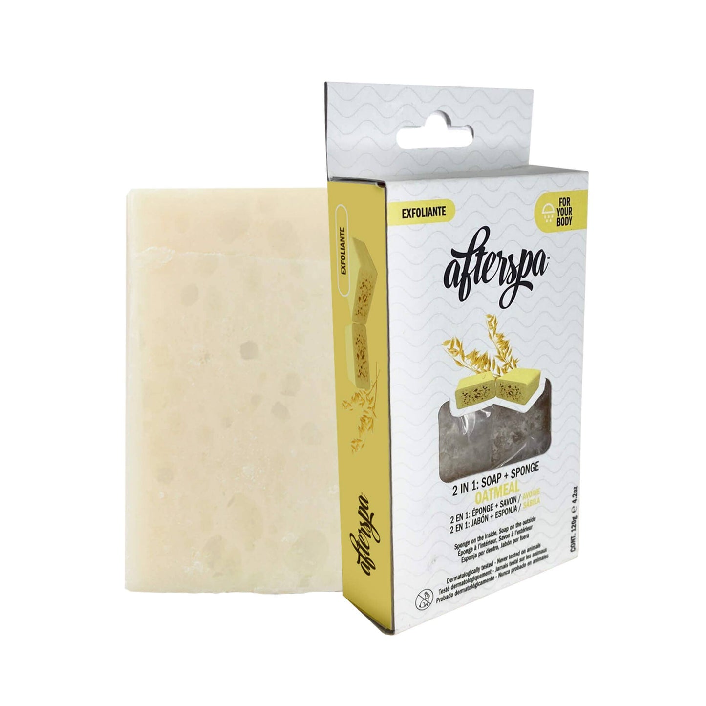 Afterspa - AfterSpa Oatmeal Bath & Shower Soap Sponge