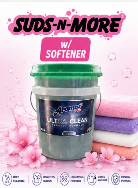 Aroma Plus Green Fresh Scent Fabric Softener - 5-Gallon Eco-Friendly Formula