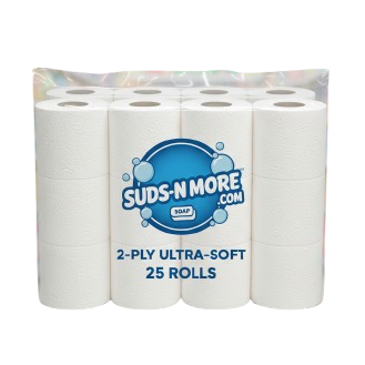 25-Pack of Toilet Paper (The Smart Stash Pack)