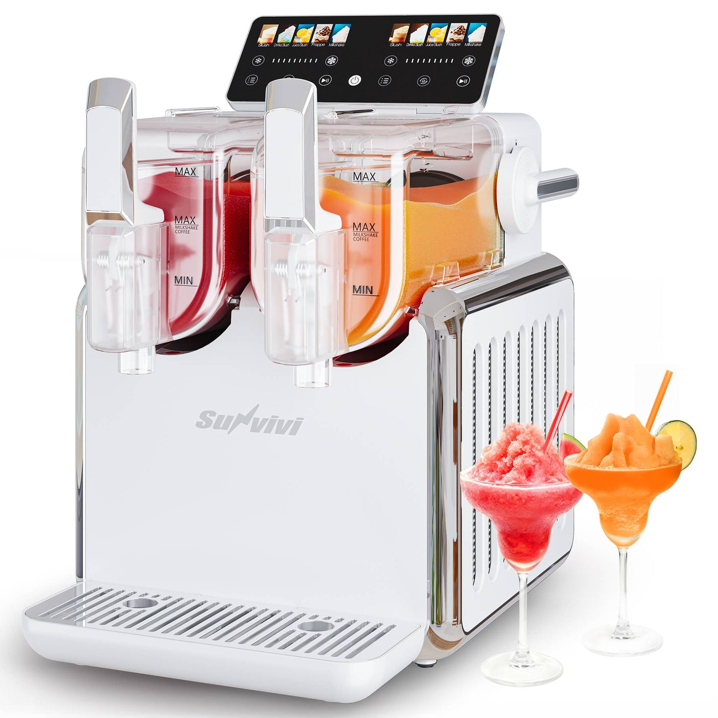 Heynemo - Dual-Tank Slushie Maker with Rapid Chill Technology & 5 Mode