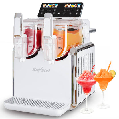 Heynemo - Dual-Tank Slushie Maker with Rapid Chill Technology & 5 Mode