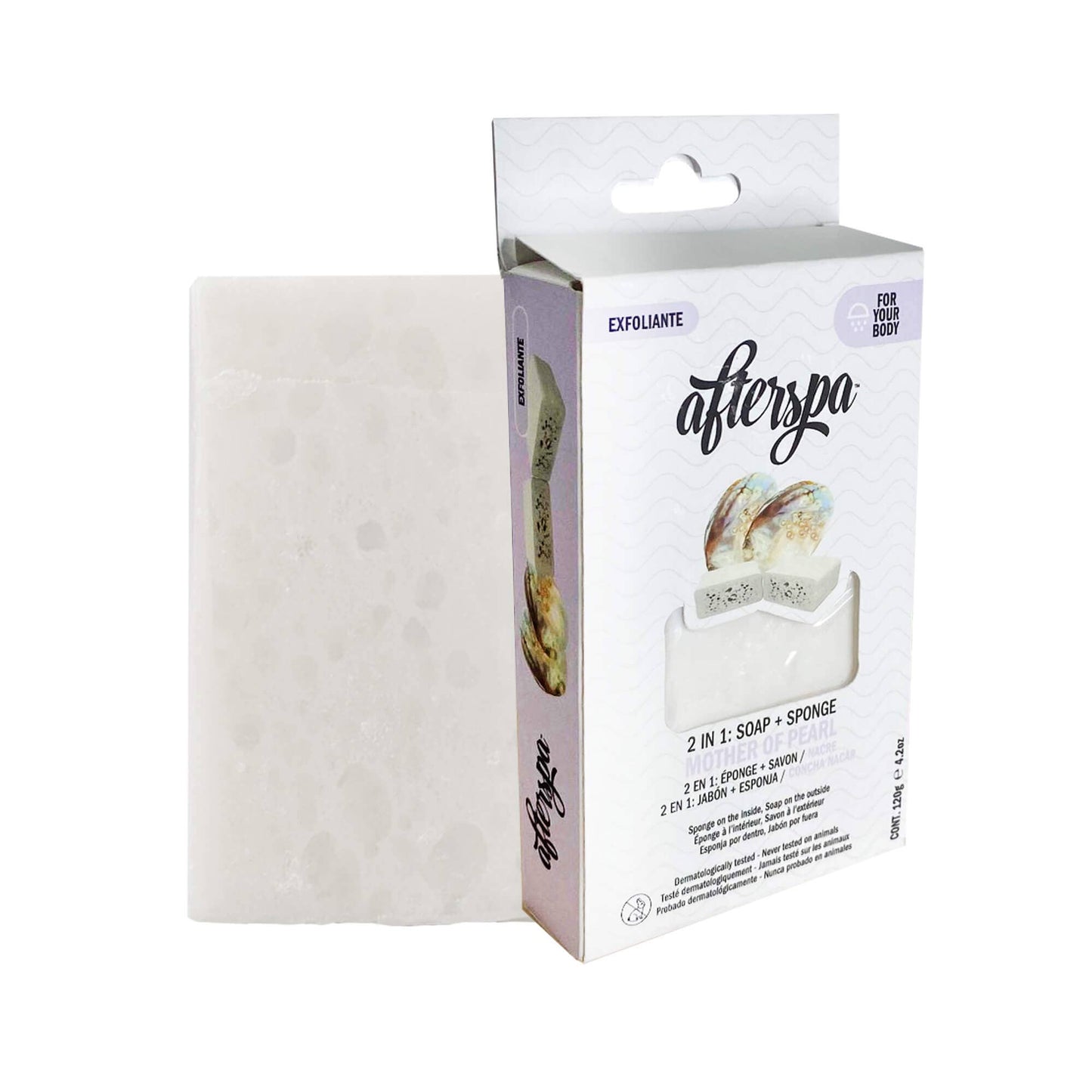 Afterspa - AfterSpa Bath & Shower Soap Sponge Mother Of Pearl