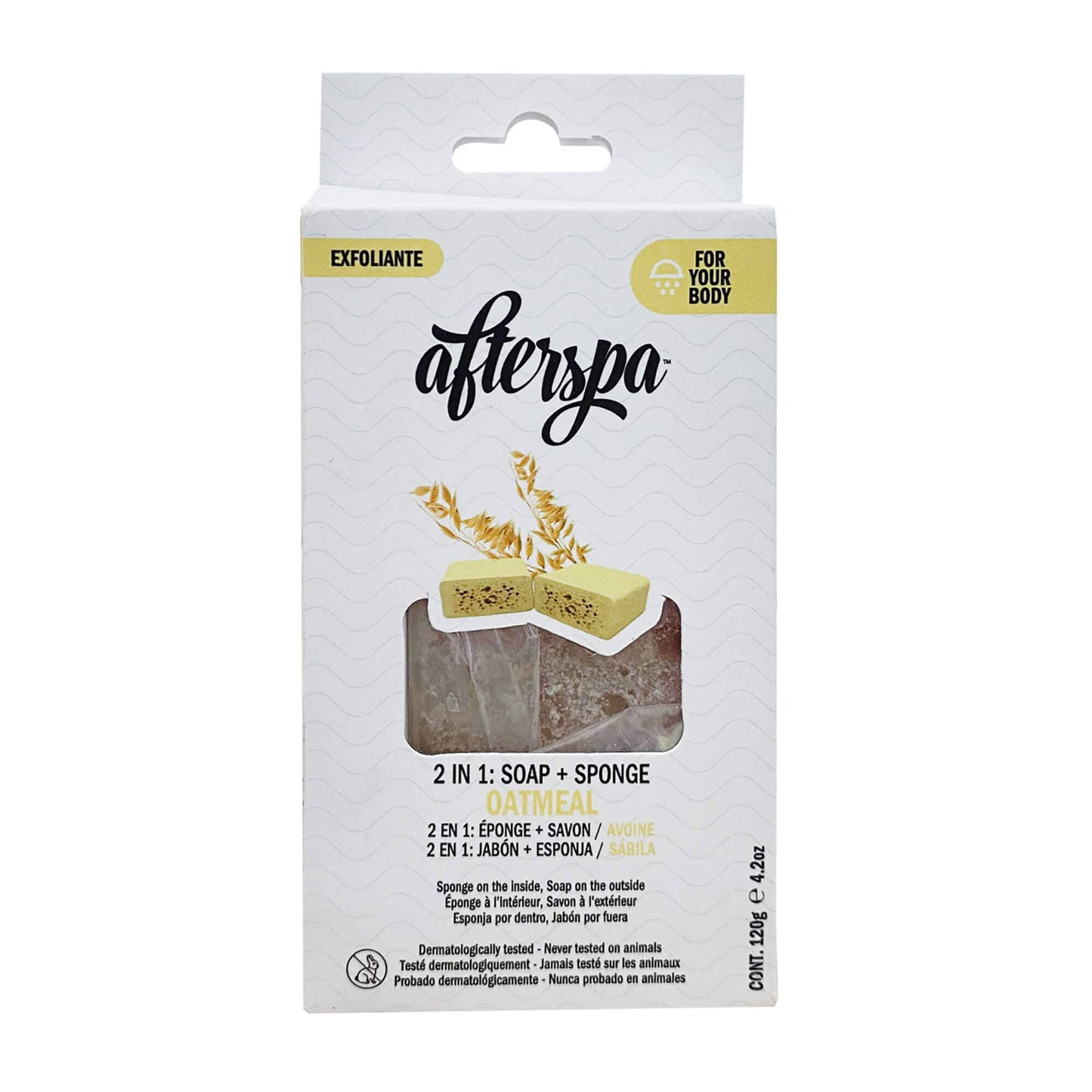 Afterspa - AfterSpa Oatmeal Bath & Shower Soap Sponge