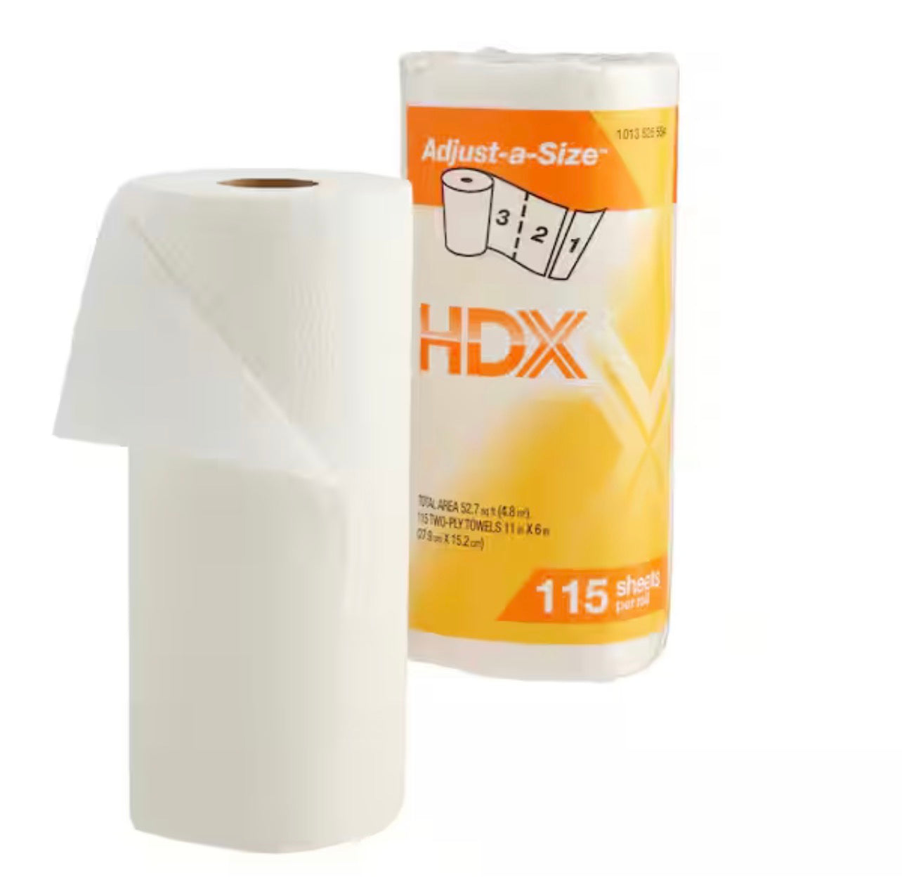 HDX Adjust-A-Size Strong Absorbent Paper Towel Roll (6 Rolls Per Bundle)