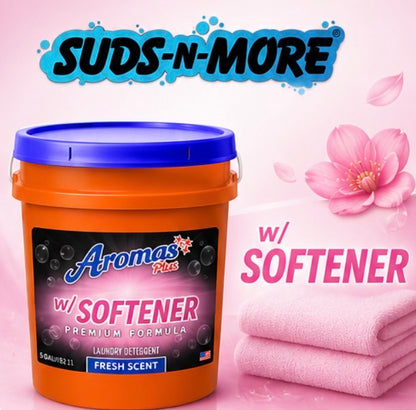 Aroma Plus 5-Gallon Blue Laundry Detergent - Concentrated Formula for a Deep Clean.