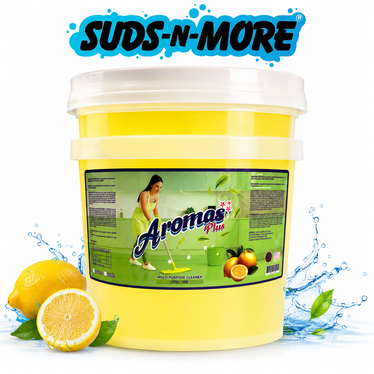 Aromas Plus 5 Gallon Lemon Plus Scented All-Purpose Cleaner