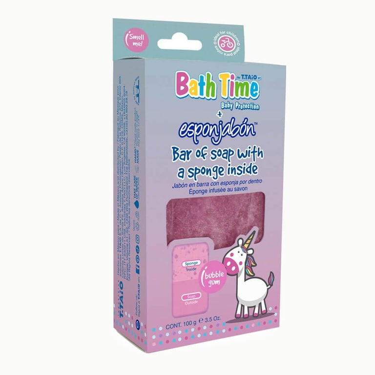 Esponjabon- Bubblegum Scented Bar Soap Sponge