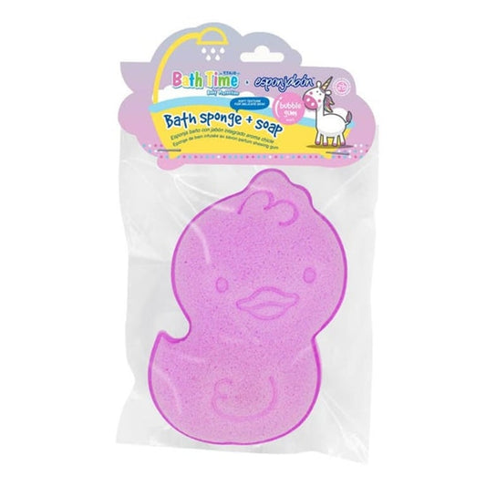 Esponjabon - Bubble Gum Duck Sponge - Scented Soap