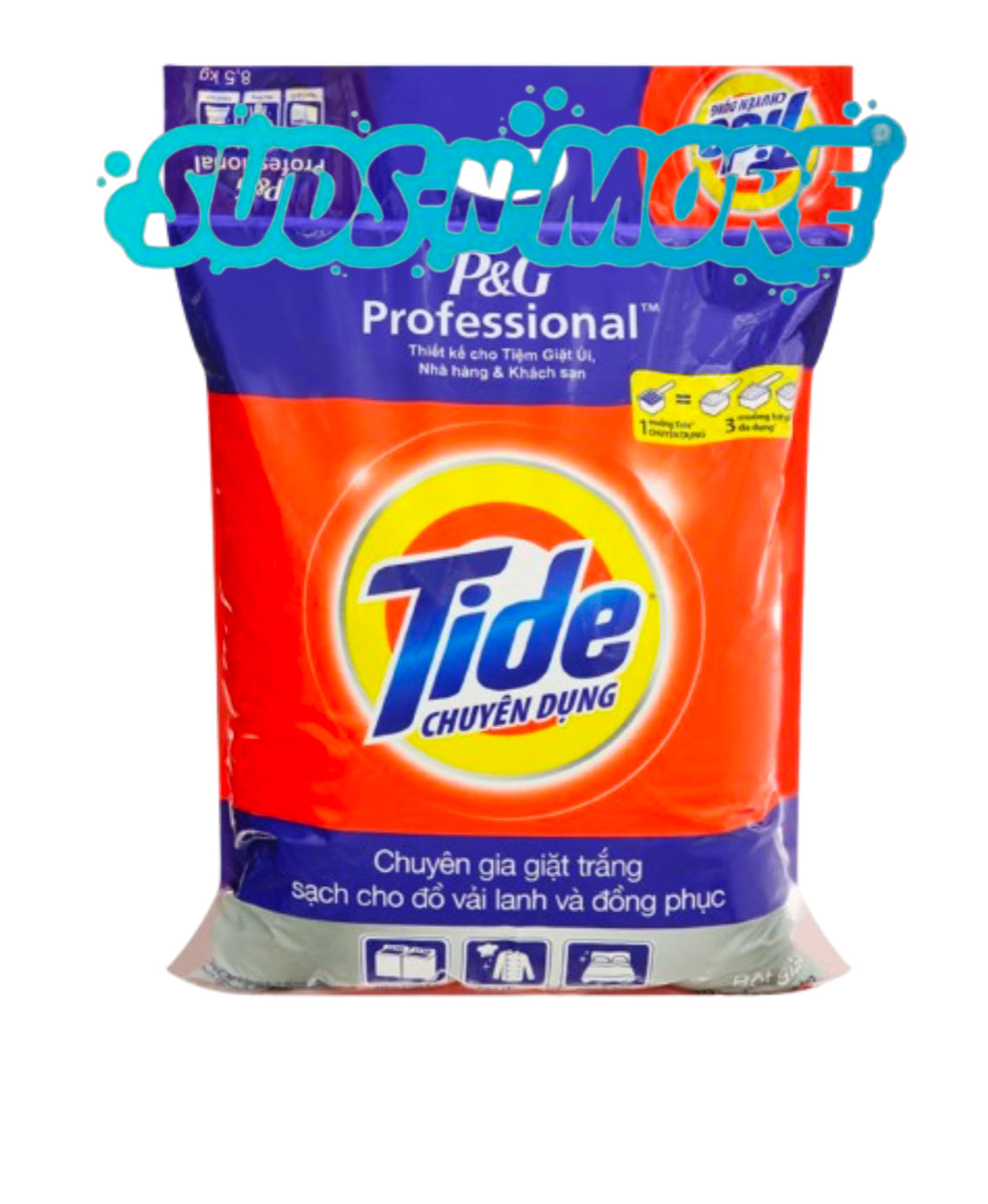 TIDE Powder Laundry Detergent Professional Plus Downey 20 Lbs / 320oz (225 Loads)