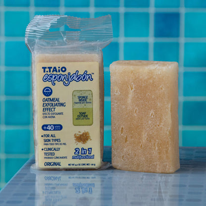 T.TAiO Esponjabon Oatmeal - Exfoliating Effect