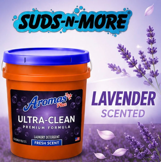 Aroma PlusPurple Lavender Scent Fabric Softener - 5-Gallon Eco-Friendly Formula