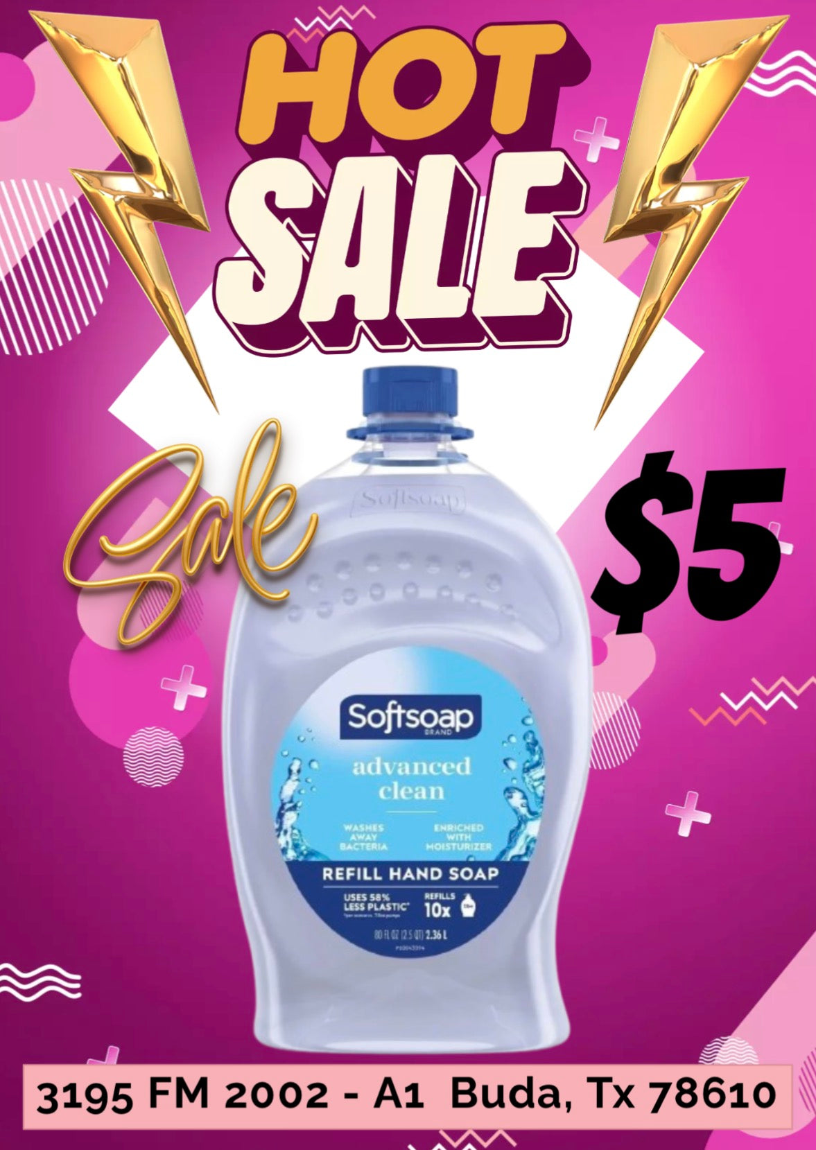 Softsoap Advanced Clean Hand Soap 80 fl. oz.