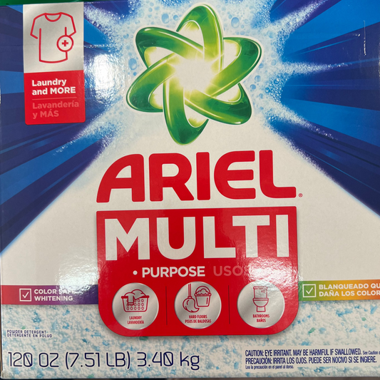 ARIEL Multi Purpose Original Scent Powder Laundry Detergent, 95-Loads, 120 oz.