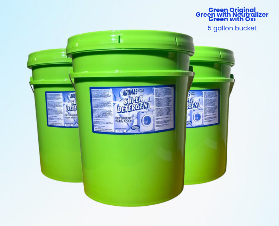 Aroma Plus Green Original Laundry Detergent, 5 Gallon, Up to 640 Loads