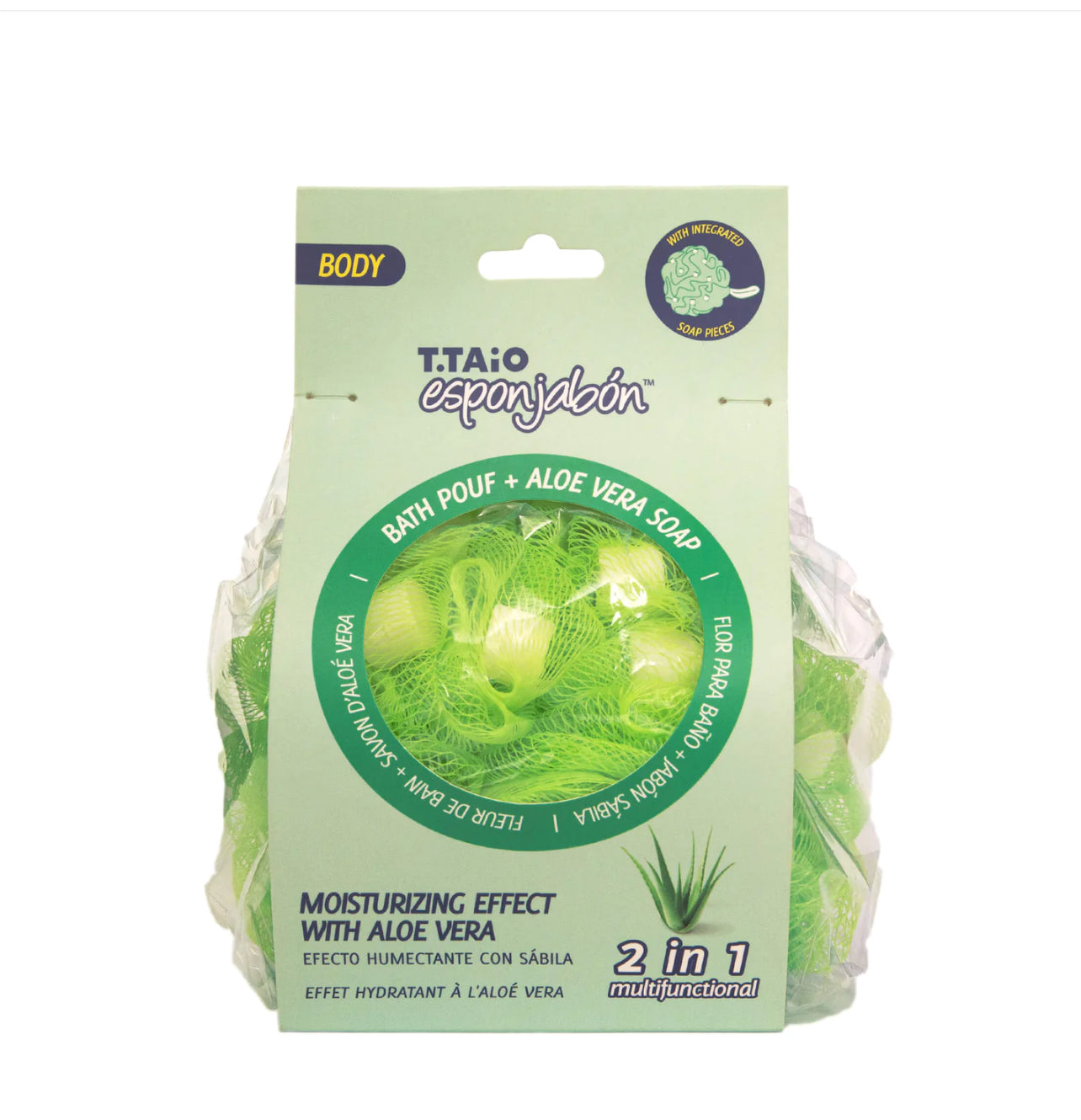 Esponjabon Bath Loofah + Aloe Vera - Moisturizing Effect
