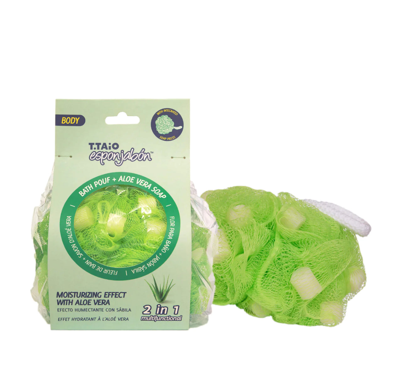 Esponjabon Bath Loofah + Aloe Vera - Moisturizing Effect