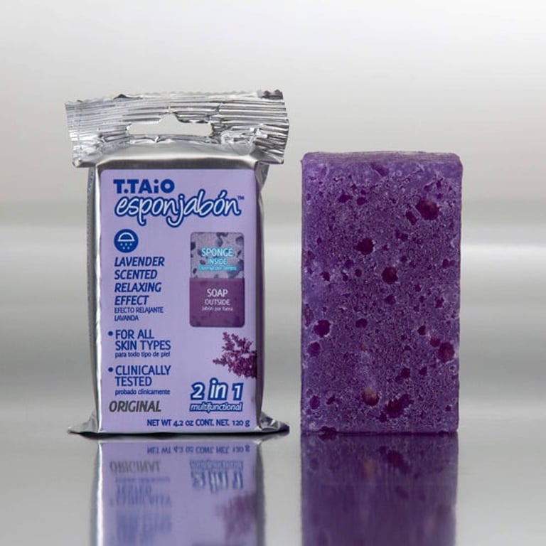 Esponjabon Bar Soap - Lavender, Relaxing Effect