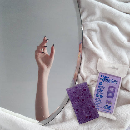 T.TAiO Esponjabon Bar Soap - Lavender, Relaxing Effect