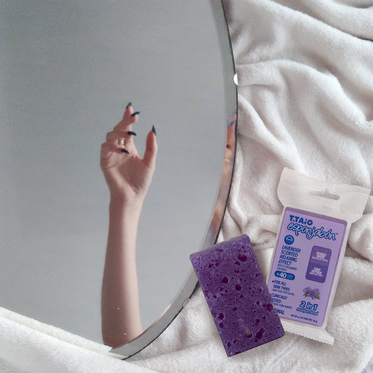 T.TAiO Esponjabon Bar Soap - Lavender, Relaxing Effect