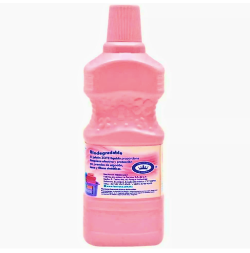 ZOTE Zote Pink Liquid Laundry Detergent Soap Jabon 33.81fl oz/1 liter (Pack of 1) **FREE SHIPPING