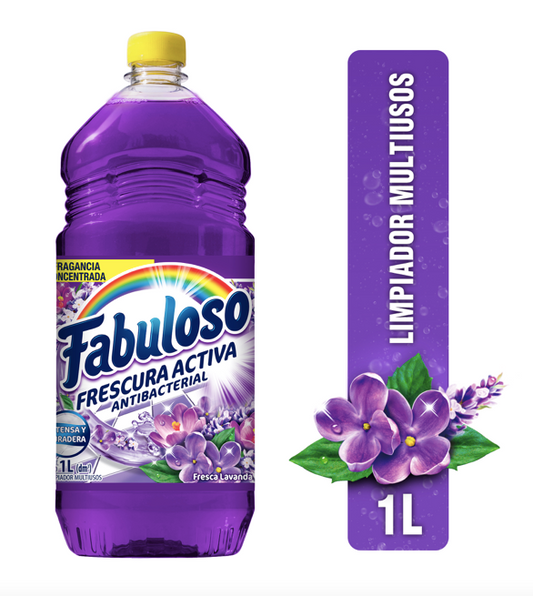 Fabuloso Multi Surface All Purpose Floor Cleaner, Lavender Scent, 33.8 fl oz