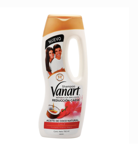 Vanart Shampoo Reducción Caída Chile Con 750 Ml