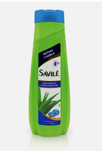 Savile Shampoo Biotina y Sábila (Crecimiento Y Restauracion), 700ml