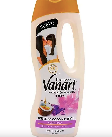 Shampoo Vanart repar brillante liso 750 ml