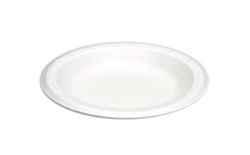 REYMA USA Plate, 9", White, Foam, (125 Pack)