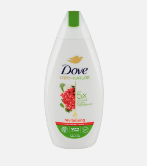 Dove Revitalizing Goji Berries & Camelia Oil Shower Gel, 225ml