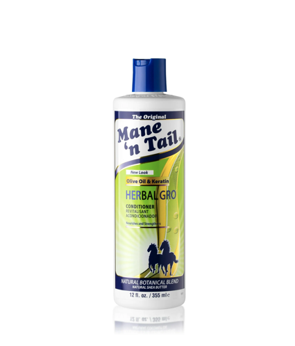 Mane 'n Tail Herbal-Gro Conditioner 12 oz – Olive Oil Infused, Moisturizes, Strengthens & Nourishes for Shiny, Silky, Healthy Hair