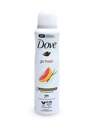 Dove Go Fresh Grapefruit & Lemongrass Deodorant Spray - 150 ml