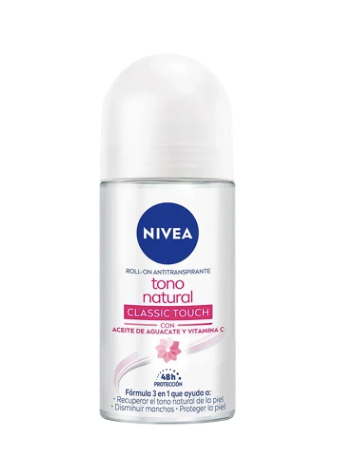Nivea Aclarado Natural Roll On Deodorant for Women (50 ml)