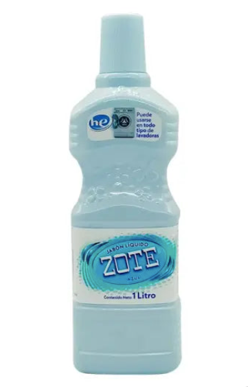 ZOTE Zote Blue Liquid Laundry Detergent Soap Jabon 33.81fl oz/1 liter (Pack of 1)