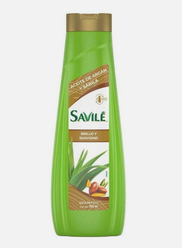 Savile Shampoo Aceite De Argan y Sábila (Brillo Y Suavidad), 700ml