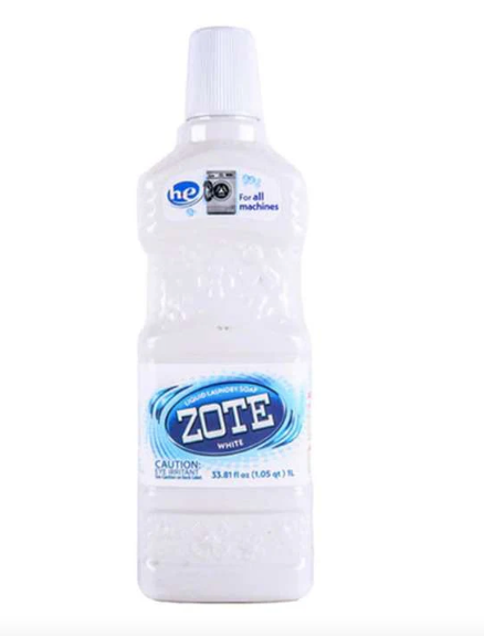 White Zote Liquid Laundry Soap, 33.81 fl oz (1L)