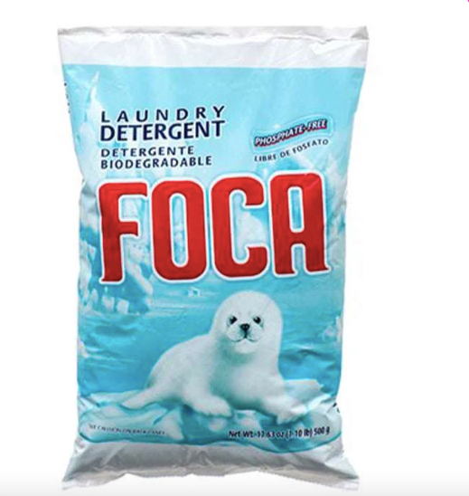 Foca Powder Laundry Detergent, 17.63oz (500g)