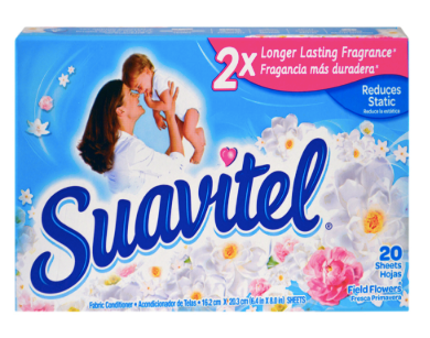 Suavitel Sheets 20 sheets, Field Flowers