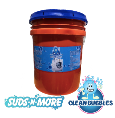 Clean Bubbles Blue Oxi Laundry Detergent - 5 Gallon Bucket
